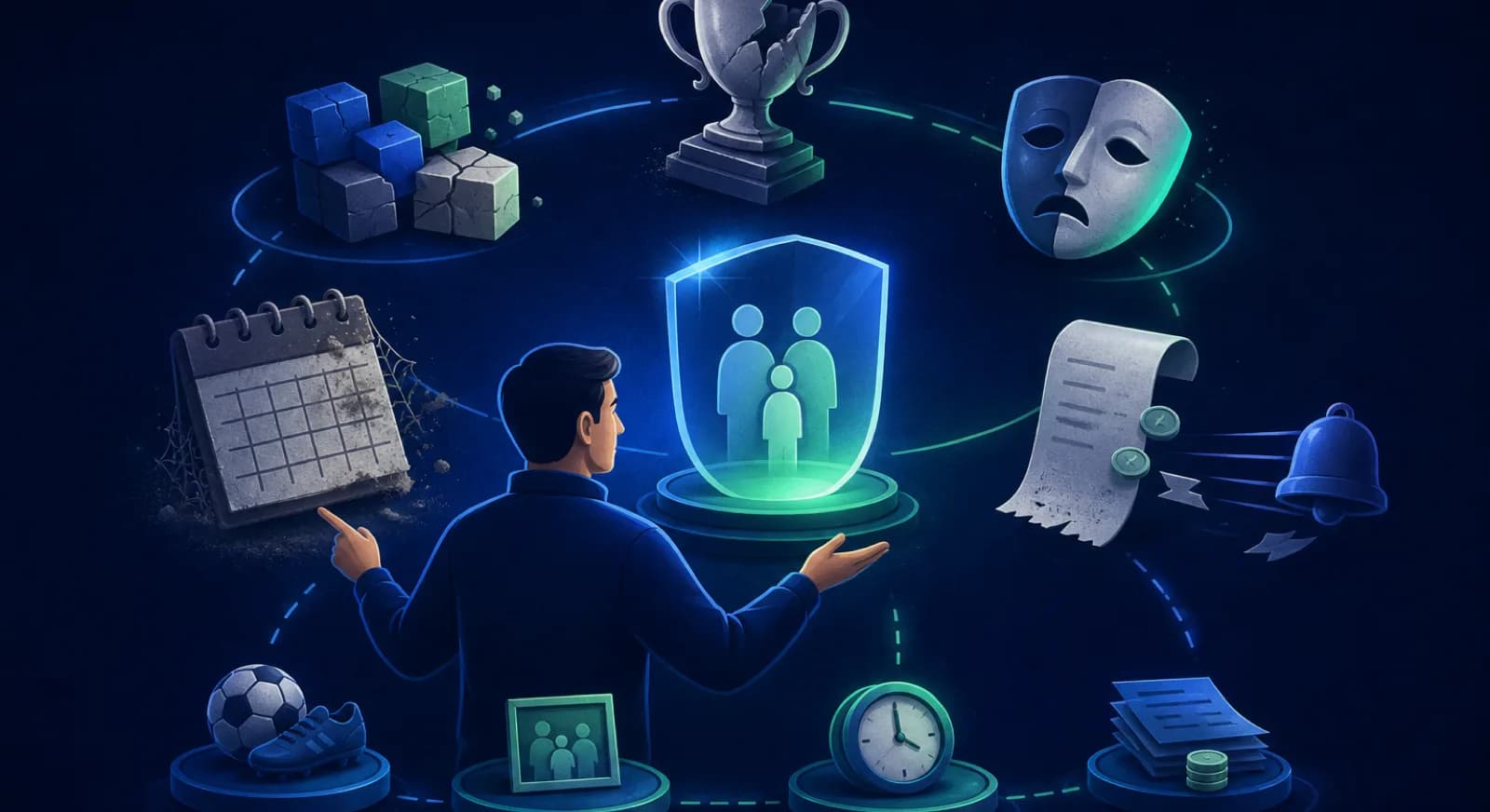 A coach checks five common failure modes in an AI drafted coaching message.