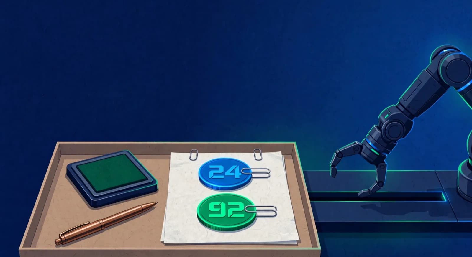 A coach approval tray holding a drafted parent update before anything is sent.