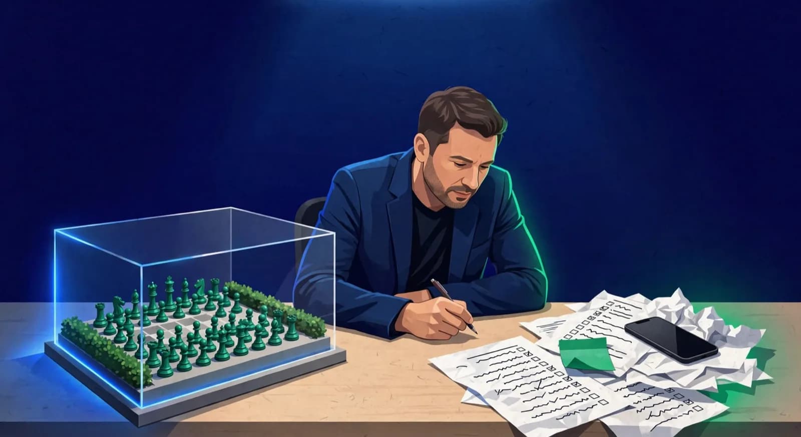 An academy owner facing a polished sample demo and a messy real roster during a software evaluation.