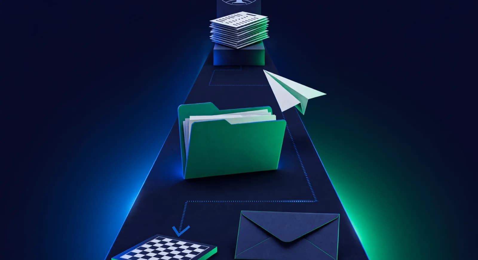 A physical path from state association papers through AICF toward a distant rating list.