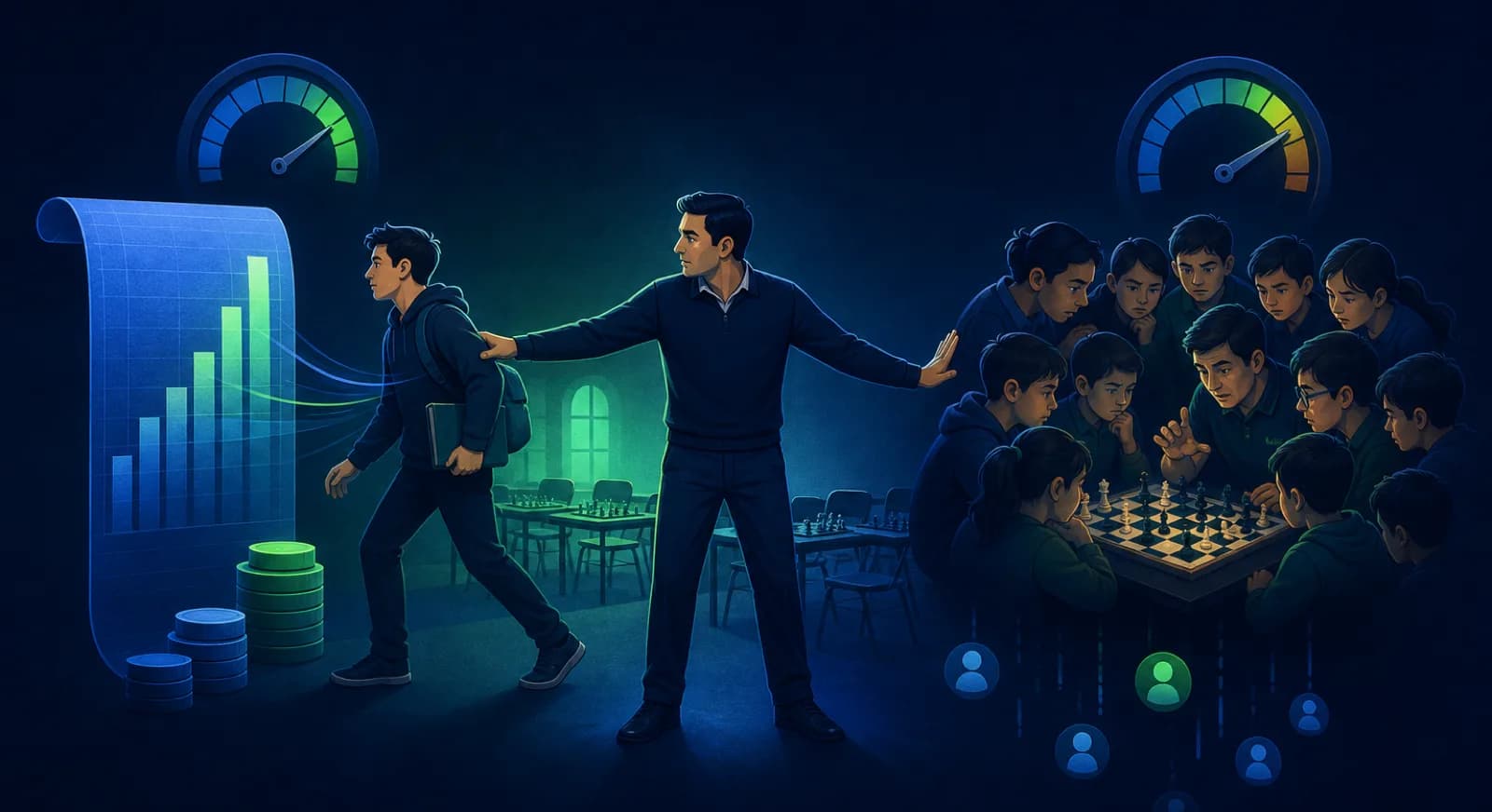 Revenue growth and crowded batches tempt an academy owner into the wrong staffing decisions.